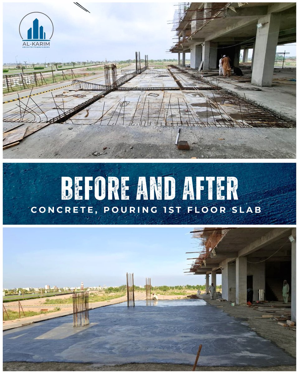 Progress in Action | 1st Floor Slab Concrete Pouring Update