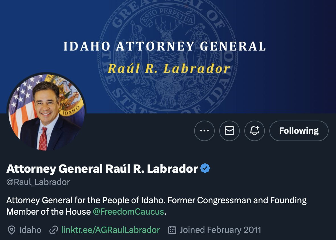 <a href="/RealMarkFinchem/">Senator Mark Finchem</a> <a href="/coinbase/">Coinbase 🛡️</a> <a href="/Luckygroundrock/">Marv Hagedorn</a> <a href="/RealMarkFinchem/">Senator Mark Finchem</a> <a href="/Raul_Labrador/">Attorney General Raúl R. Labrador</a> <a href="/SenatorCook/">Kevin Cook</a> <a href="/jaredctate/">Jared Tate ©️</a>  An American Blockchain Born in Idaho 11 Years Ago is Being Crushed by the CCP-owned Binance. Over $65 billion in demonstrable damages to its owners globally. <a href="/coinbase/">Coinbase 🛡️</a> <a href="/krakenfx/">Kraken</a> and <a href="/Gemini/">Gemini</a> refuse to list