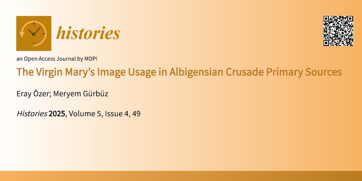 🔸 The Virgin Mary’s image grows prominent in 12th-13th century Albigensian Crusade texts.

📚 Comparing Historia Albigensis, Chronica, &amp; Canso de la Crozada reveals how authors used Mary differently against #Cathars.

Dive in: brnw.ch/21wWvGV