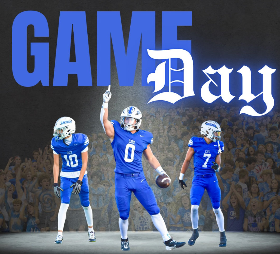 GameDay!! 𝗪𝗲𝗲𝗸 𝟴

Dublin Coffman at Hilliard Davidson  

#Go𝒞𝒶𝓉𝓈