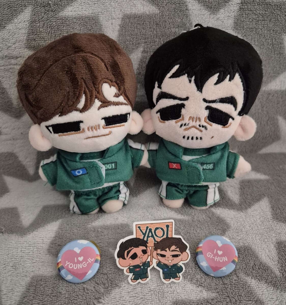 My Inhun plushies arrived 😍🥰 Thank you so much <a href="/starpeachstudio/">starpeach studio 🌟🍑✈️ ACE VOL4 🇸🇬</a> 💖  They are so adorable &lt;3