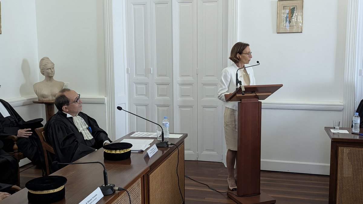 CRCLRM's tweet image. ⚖️ Audience solennelle ⚖️

Ce vendredi 10 octobre 2025, la chambre régionale des comptes de La Réunion a tenu son audience solennelle en présence de Veronique Hamayon, procureure générale près la Cour des comptes.