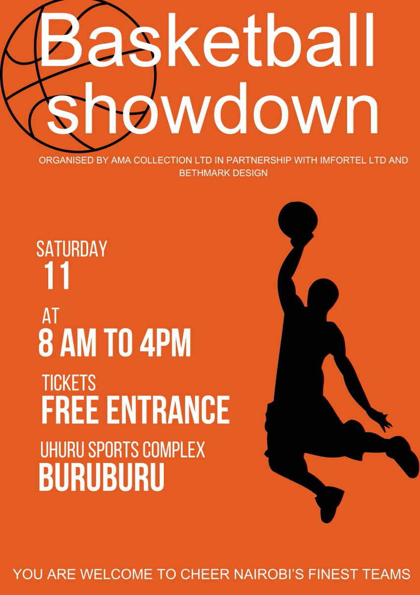 Kesho ukitaka kuniona ukuje huku uhuru complex in Buruburu tuwatch basketball tournament pamoja 
#TwendeBasketball courtesy of Ama Collection and imfortel
