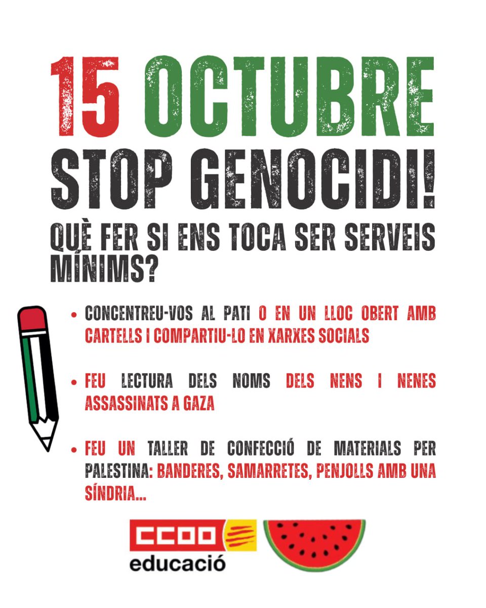 CCOO Educació tweet media