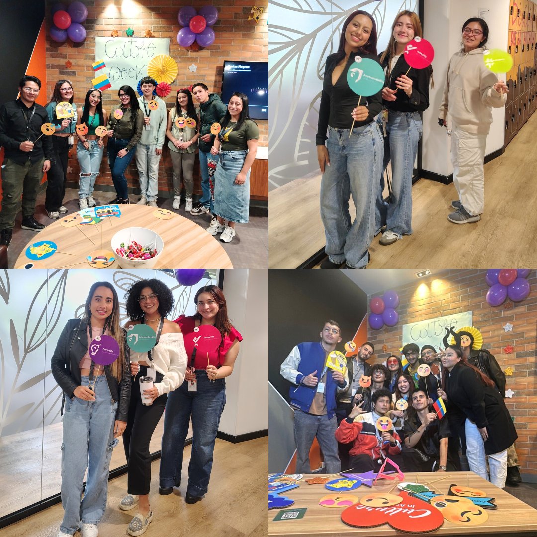 Connect_IGT's tweet image. When #culture runs deep, it shows—in how people connect, celebrate, and create lasting moments together. From vibrant props to cheerful laughter, the #Colombia team brought #CultureWeek to life, reflecting the #values, unity, and passion that make our workplace truly inspiring.