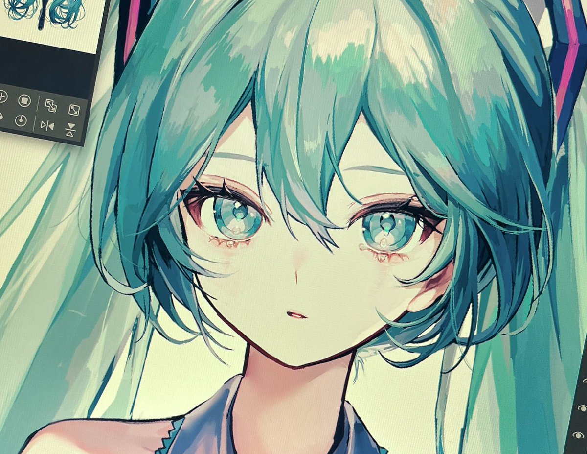 ミクさん沢山描いてます！