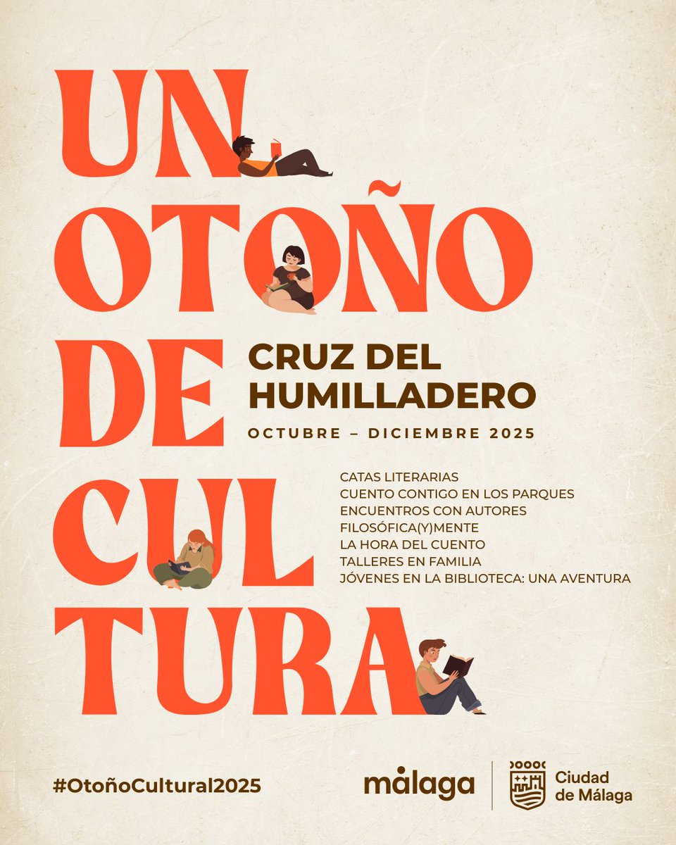 El programa ‘Un Otoño de Cultura’ arranca este octubre en #CruzdelHumilladero con catas literarias, encuentros con autores o talleres en familia, entre otras actividades, que se extenderán hasta el mes de diciembre.