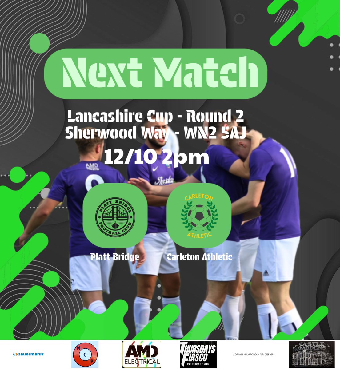 A return to Lancashire Cup action on Sunday 🏆💚