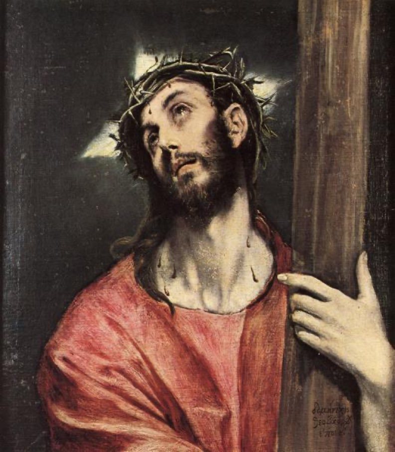 Cristo cargando la cruz de El Greco
