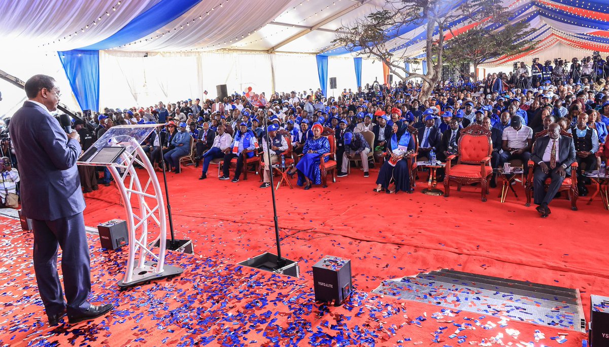 National Delegates Conference – October 10, 2025, Uhuru Park, Nairobi

Wazelendo Wenzangu,

With a deep sense of duty and high resolve, I accept your nomination to be your presidential candidate for 2027 General Election.

I accept it with a full and grateful heart - without