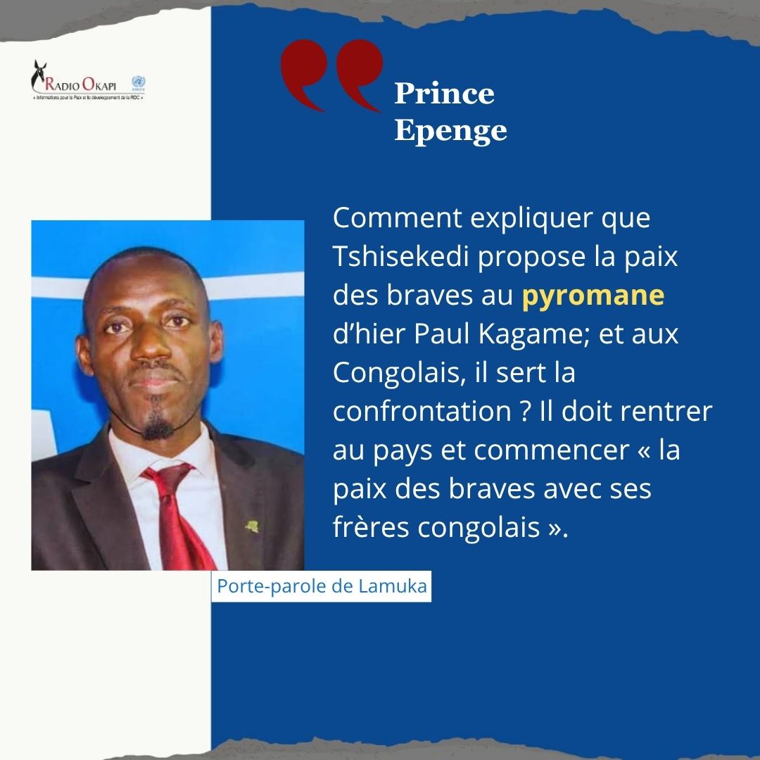 🛑Des opposants congolais critiquent vivement la main tendue de Tshisekedi à Kagame
Pour d'autres détails, cliquer sur ce lien⤵️
bit.ly/4n4ywqx