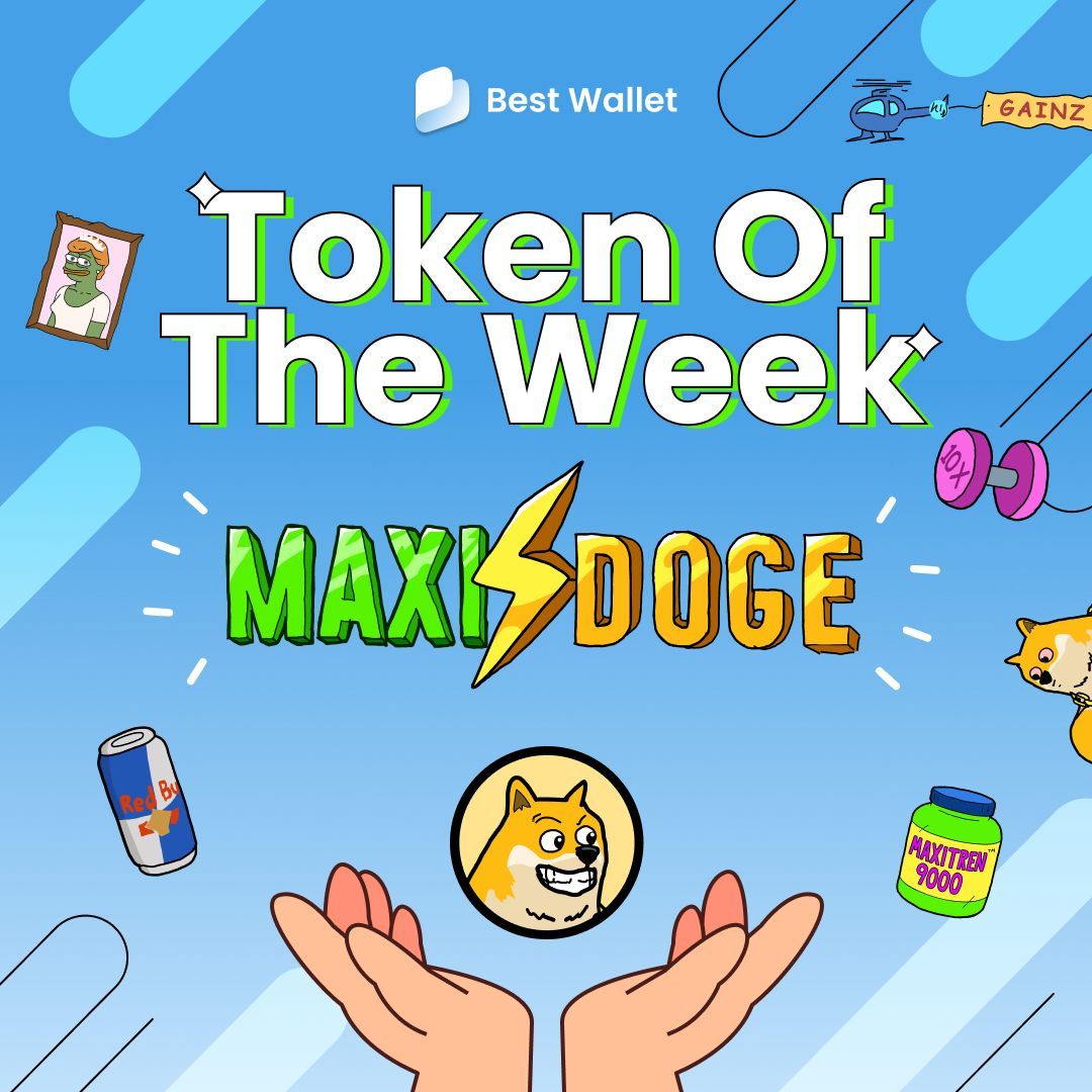 🔥 Token of the Week: @MaxiDoge_ Currently raised: + $2.8M 🚀 🐶 What is  Maxi Doge? A meme coin for traders who play hard, lift heavy, and never  stop watching the charts.