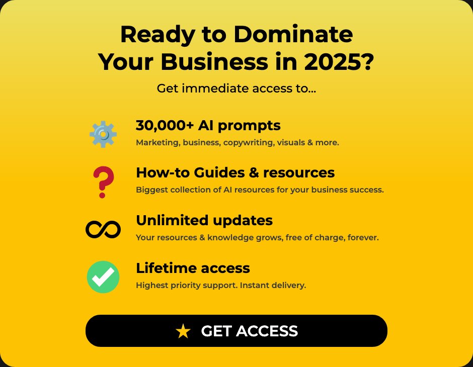 qrart2030's tweet image. ⭐⭐⭐ Your AI Superpowers In One Click!!!
Automate your workflow with our easy-to-use AI Prompts & Guides for all business tasks
👉 godofprompt.ai/?ref=javier
#ai #AI美女 #prompt #Prompts #aiforbusiness #AIForAll #ChatGPT #midjourney #OpenAI #Promptchan