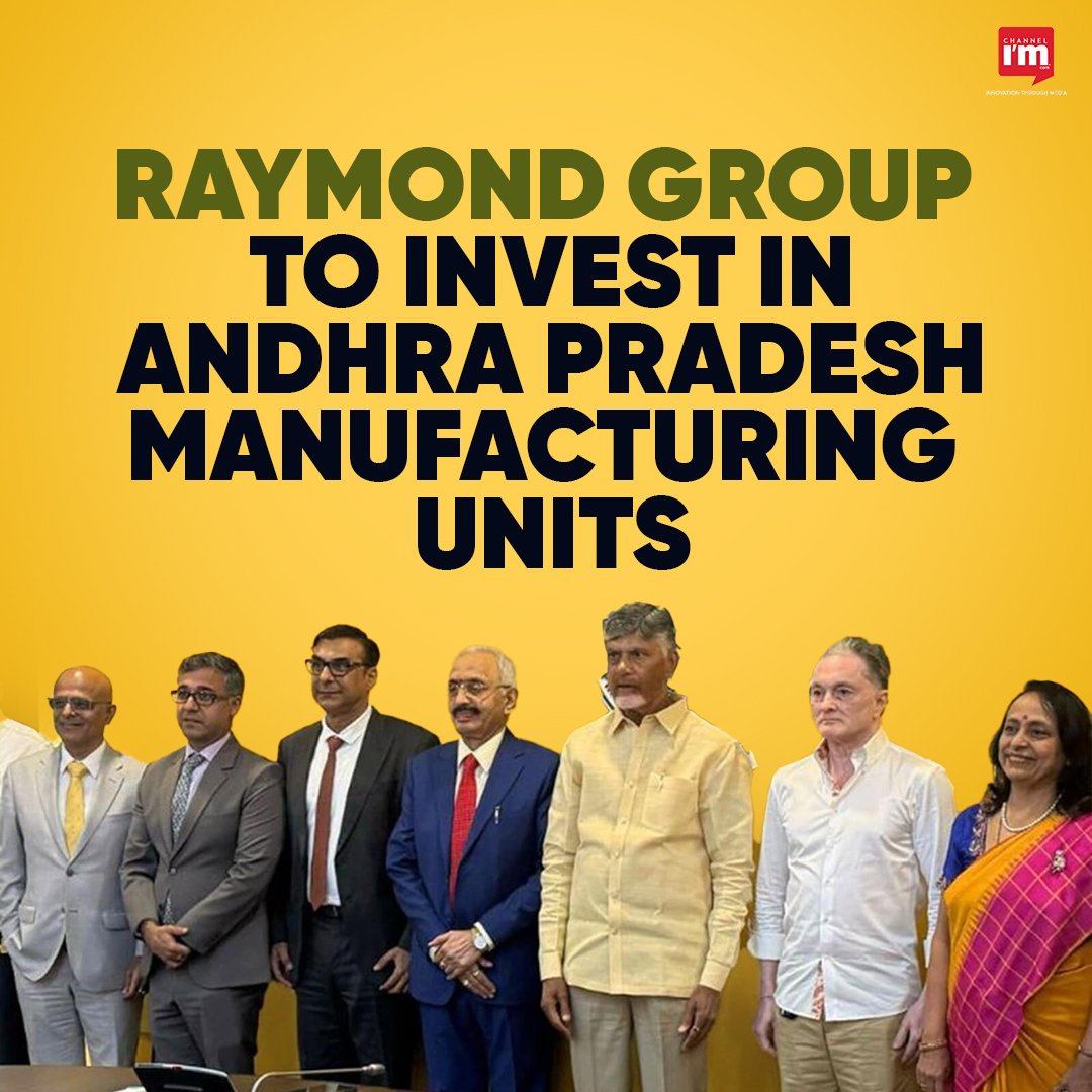 Channeliam's tweet image. Raymond Group invests in aerospace and automotive units in Andhra Pradesh creating thousands of jobs

𝒇𝒐𝒓 𝒎𝒐𝒓𝒆 𝒅𝒆𝒕𝒂𝒊𝒍𝒔
en.channeliam.com/2025/10/10/ray…

#RaymondGroup #AndhraPradesh #Aerospace #Automotive #Manufacturing #Investment #JobCreation #MakeInIndia #ChandrababuNaidu