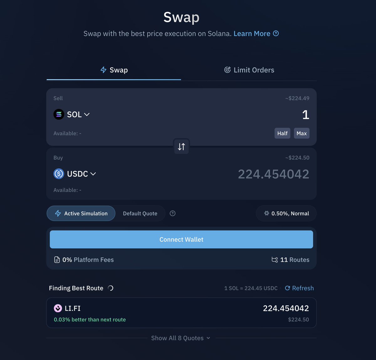 0xJunebox's tweet image. Oh but she is beautiful 👀🔥

Same-chain Solana swaps, powered by @lifiprotocol