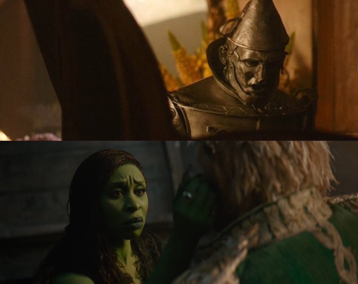 FilmUpdates's tweet image. Jon M. Chu reveals that no digital effects were used to create Tin Man and Scarecrow in ‘WICKED: FOR GOOD’

&quot;These are real physical make-up and hair and it is extraordinary.&quot;