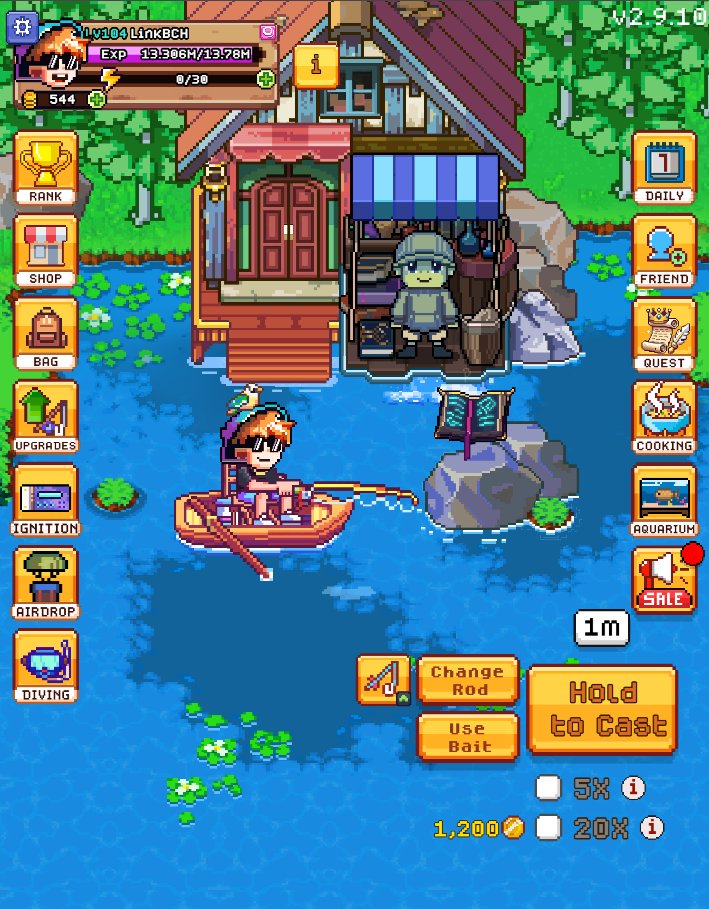 SendHugsOrMemes's tweet image. For those F2Ps out there, what will be your strat maximizing the last week we have at @FishingFrenzyCo ?
For me, the fish I get will first be cooked (SUSHI kekeke :&amp;gt;), those who remain will be sent to the aquarium (collect level up rewards), those who still remain I will sell:&amp;gt;