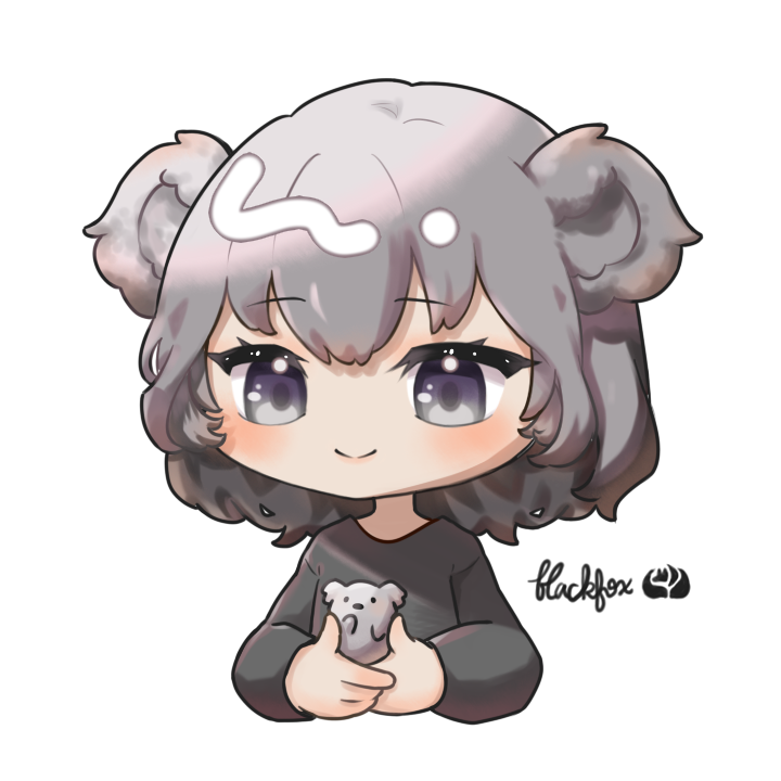 歐拉拉與蛋蛋無尾熊(?)
#歐畫畫

(試著畫了半身Q版的歐拉拉~)