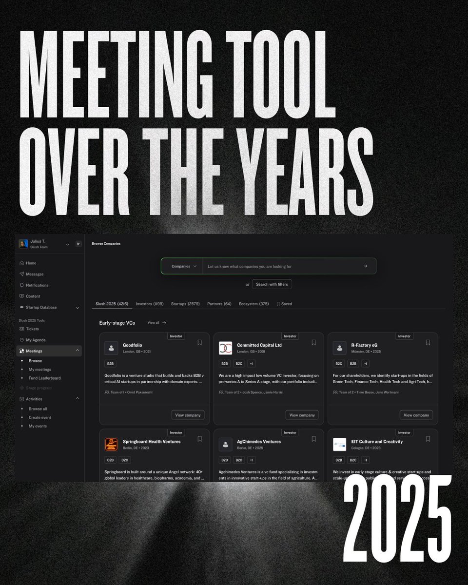 Slush tweet media