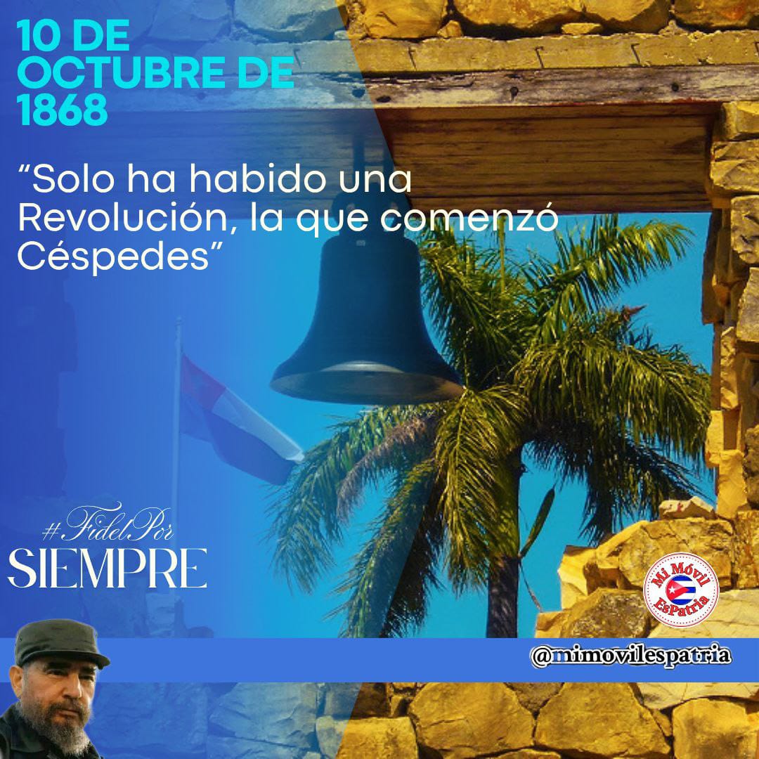 157 Aniversario.
#UnaSolaRevolución
#100AñosConFidel
<a href="/dmebayamo/">Dirección General de Educación Bayamo</a> 
<a href="/dpegranma/">Dirección General de Educación, Granma, Cuba</a> 
<a href="/PartidoPCC/">Partido Comunista de Cuba</a>