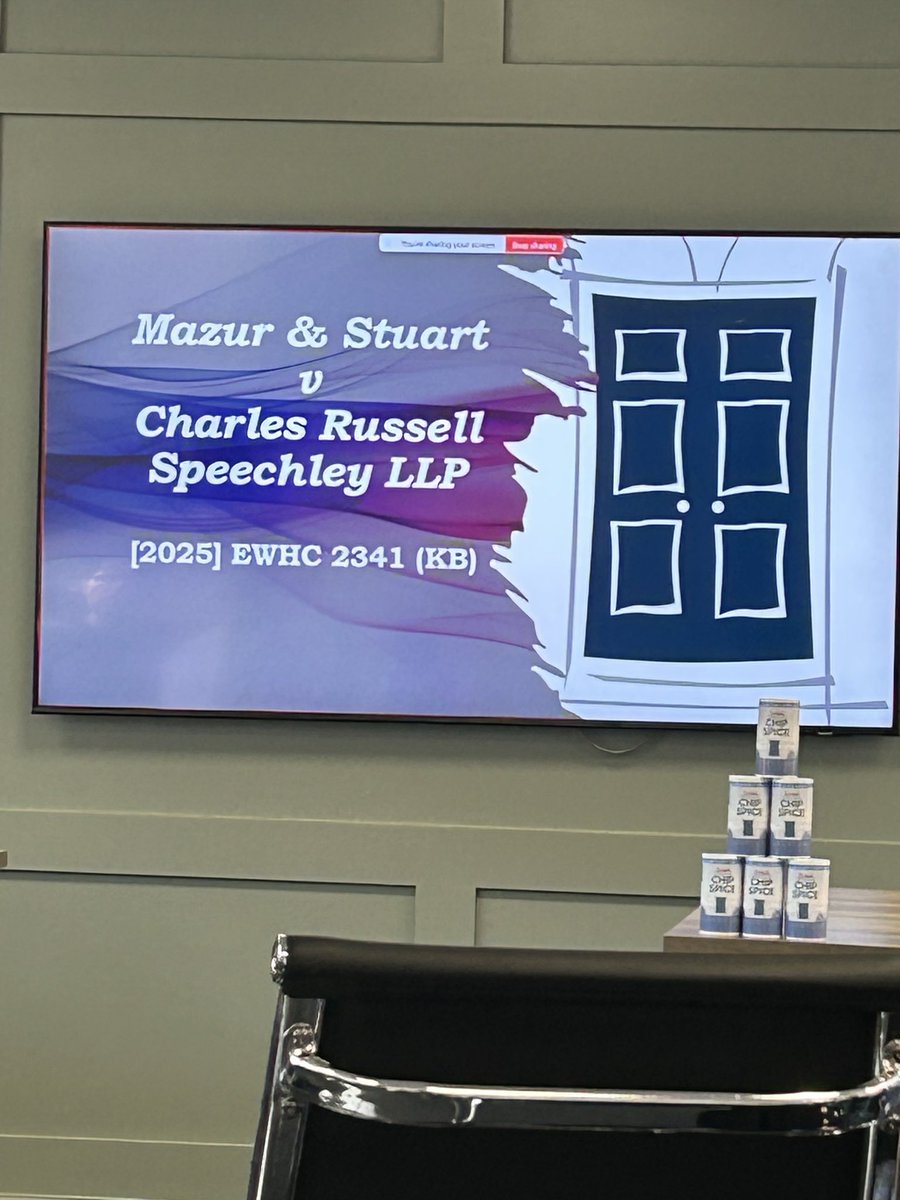 gavinbutton1's tweet image. Ben Rose leading the update on Mazur @Wilberforce_Bar