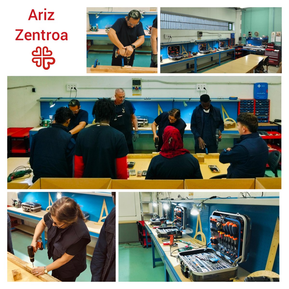 Ariz Zentroan espazio/tailer praktiko berri bat jartzen dugu martxan, oinarrizko erremintaren erabilera hobetzeko eta egunerokoan konponketa txikiak eta mantentze-lanak konpontzen ikasteko

Este taller se enmarca dentro del programa SENDOTU en en colaboración de BBK <a href="/BBK_eus/">BBK Fundación Bancaria</a>
