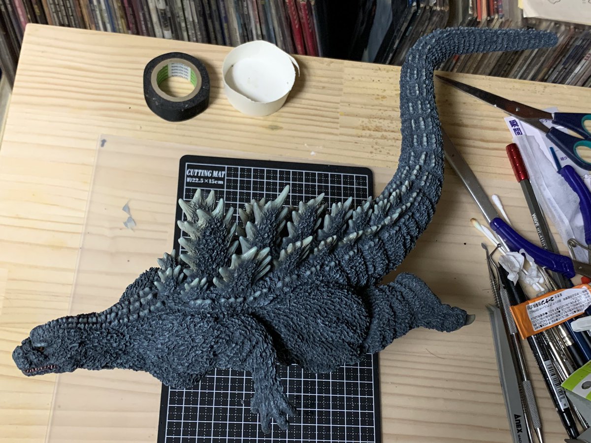 SHINZEN造形研究所 ゴジラ 1989 海中進撃 泳ぎゴジラ ガレージキット