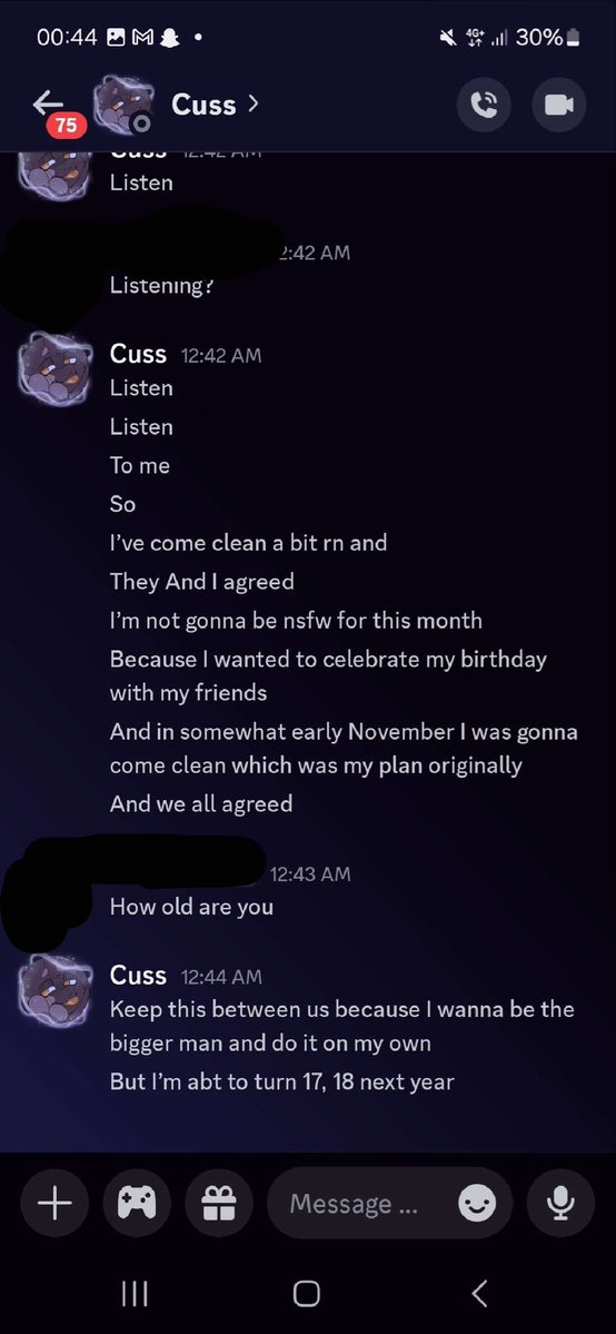 peskycatX's tweet image. yo guys btw you should probs unfollow/block @Cu55tard he&apos;s a minor who&apos;s been active in nsfw communities and drawing nsfw 

what a twat