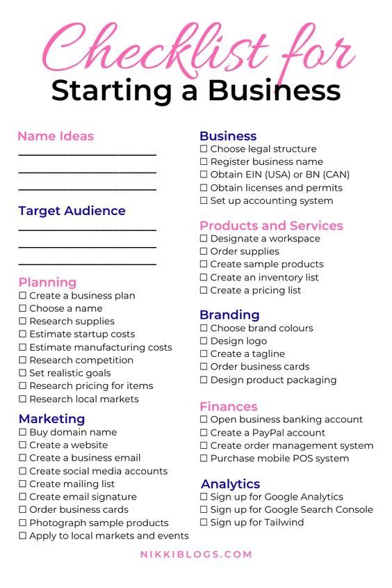 TheDealTrader_'s tweet photo. Checklist for starting a business https://t.co/66TQrmhsWW