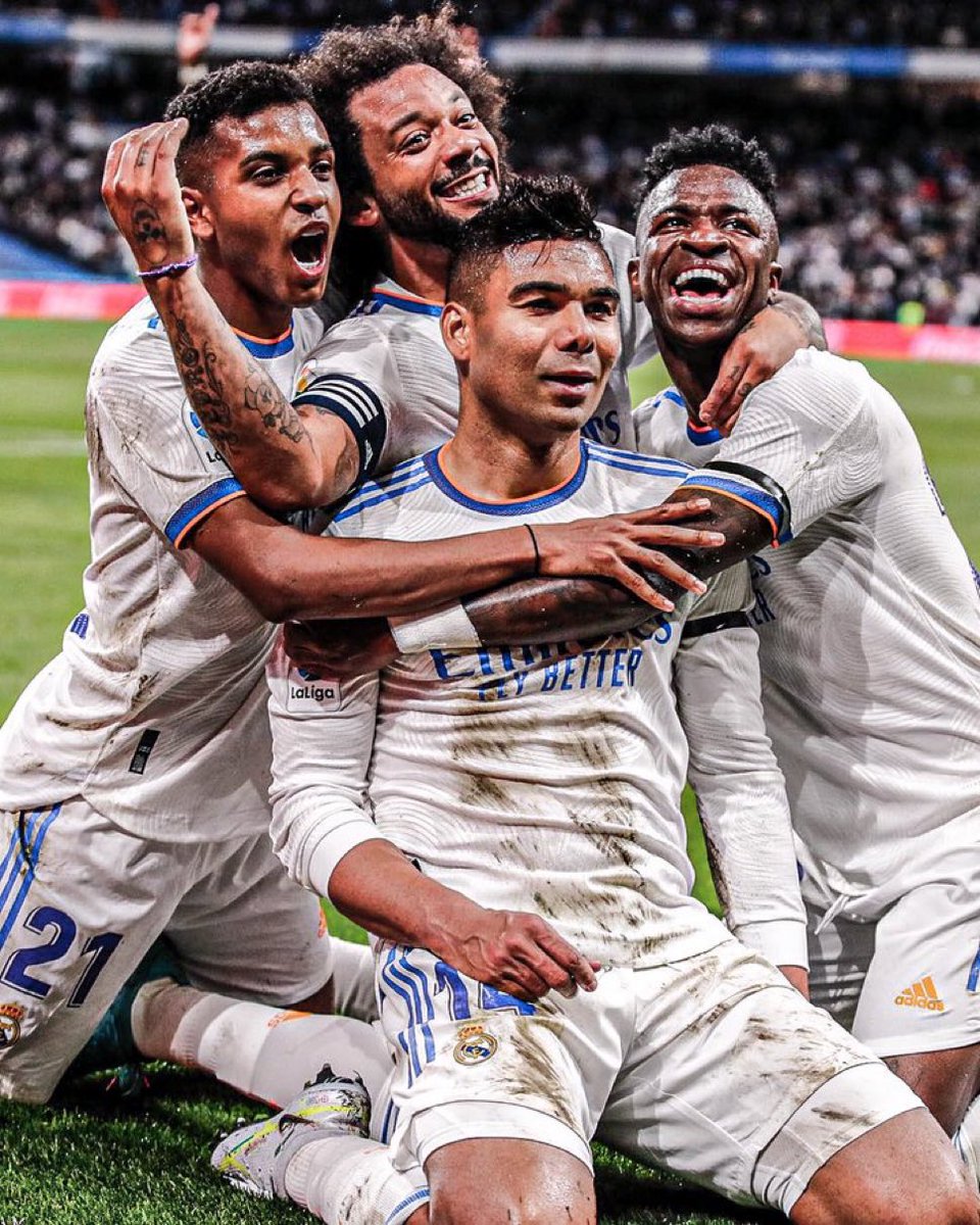 🇧🇷 VINI JR. —&gt; CASEMIRO —&gt; RODRYGO SCORES! 

Real Madrid x Brazil connection! 😮‍💨