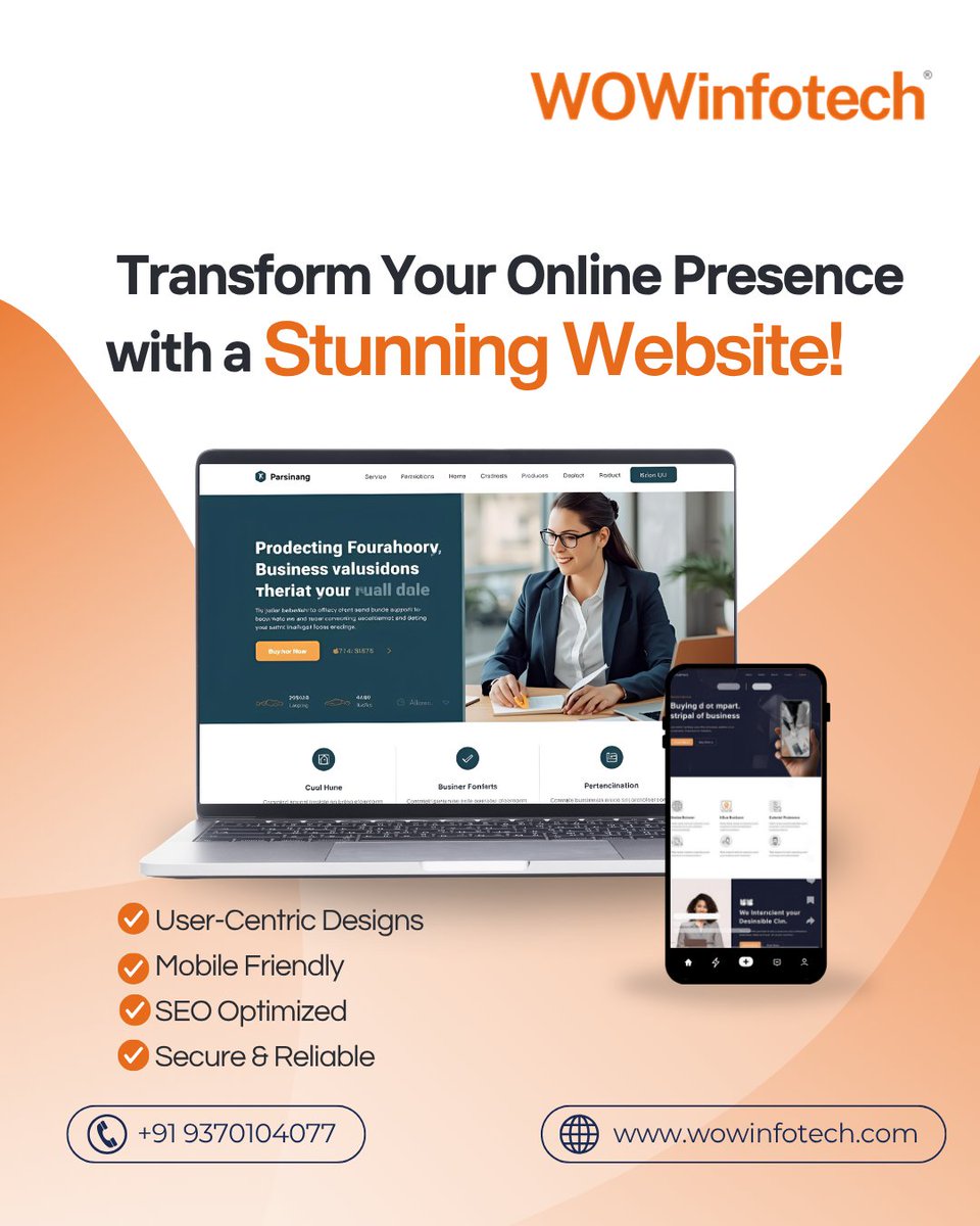 wowinfotech's tweet image. Transform your online presence with a stunning, high-performing website 
We build responsive, growth-ready sites that make your brand stand out!

Discover more at wowinfotech.com
📧 info@wowinfotech.com |📞 +919370104077

#wowInfotech #WebDesign #WebsiteDevelopment