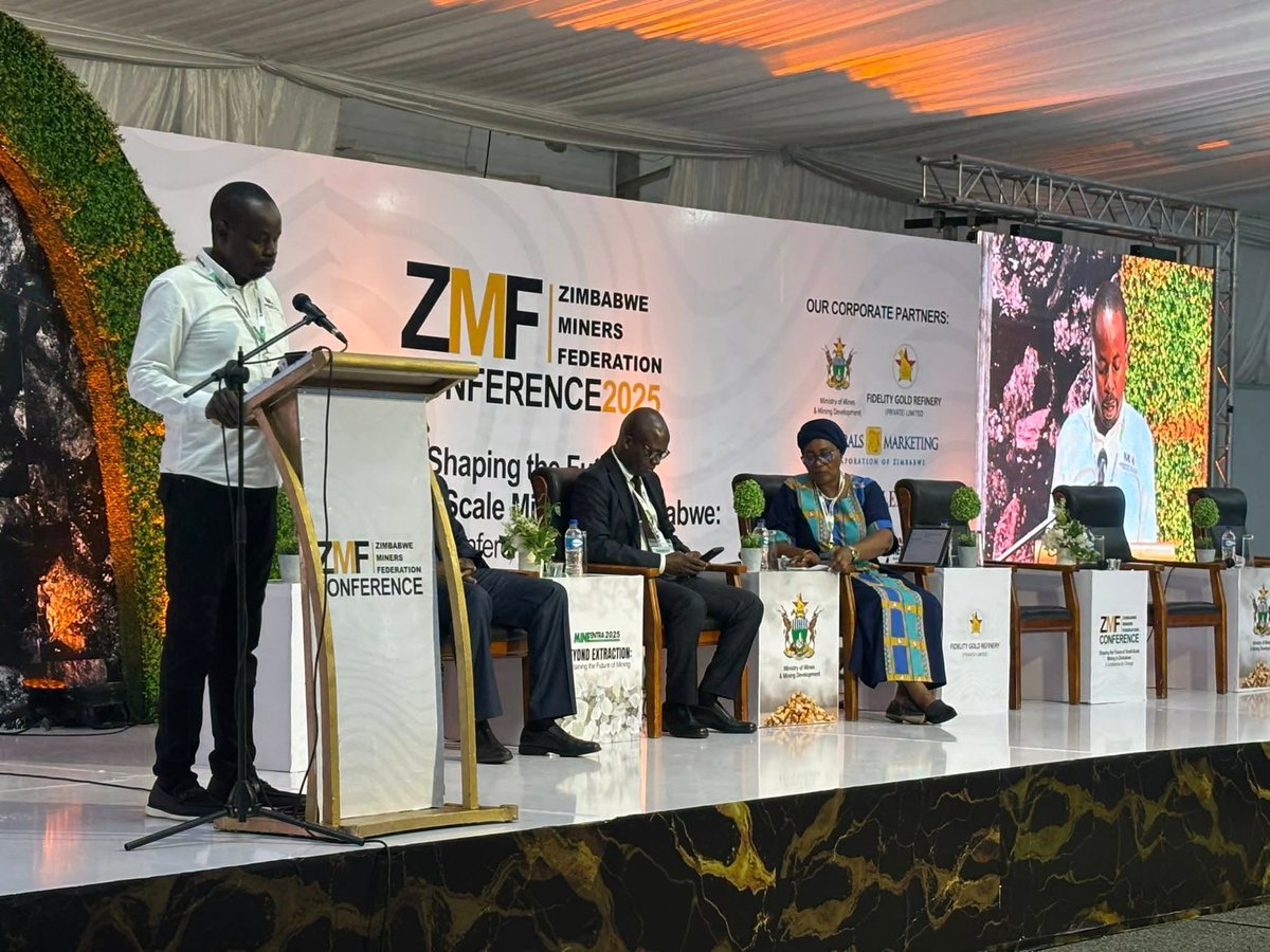 ZITF1's tweet image. The Zimbabwe Miners Federation Conference 2025, taking place alongside #MineEntra2025, brings miners and stakeholders together for impactful dialogue shaping the future of Zimbabwe’s mining sector.