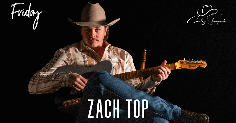 TicketSmarter's tweet photo. The 2026 Country Stampede lineup just got even bigger with amazing support acts joining our headliners.

Thursday: @WyattFlores10 supporting @TreatyOakMusic
Friday: @ScottyMcCreery supporting @Zachtopmusic
Saturday: @tracy_lawrence supporting @rascalflatts