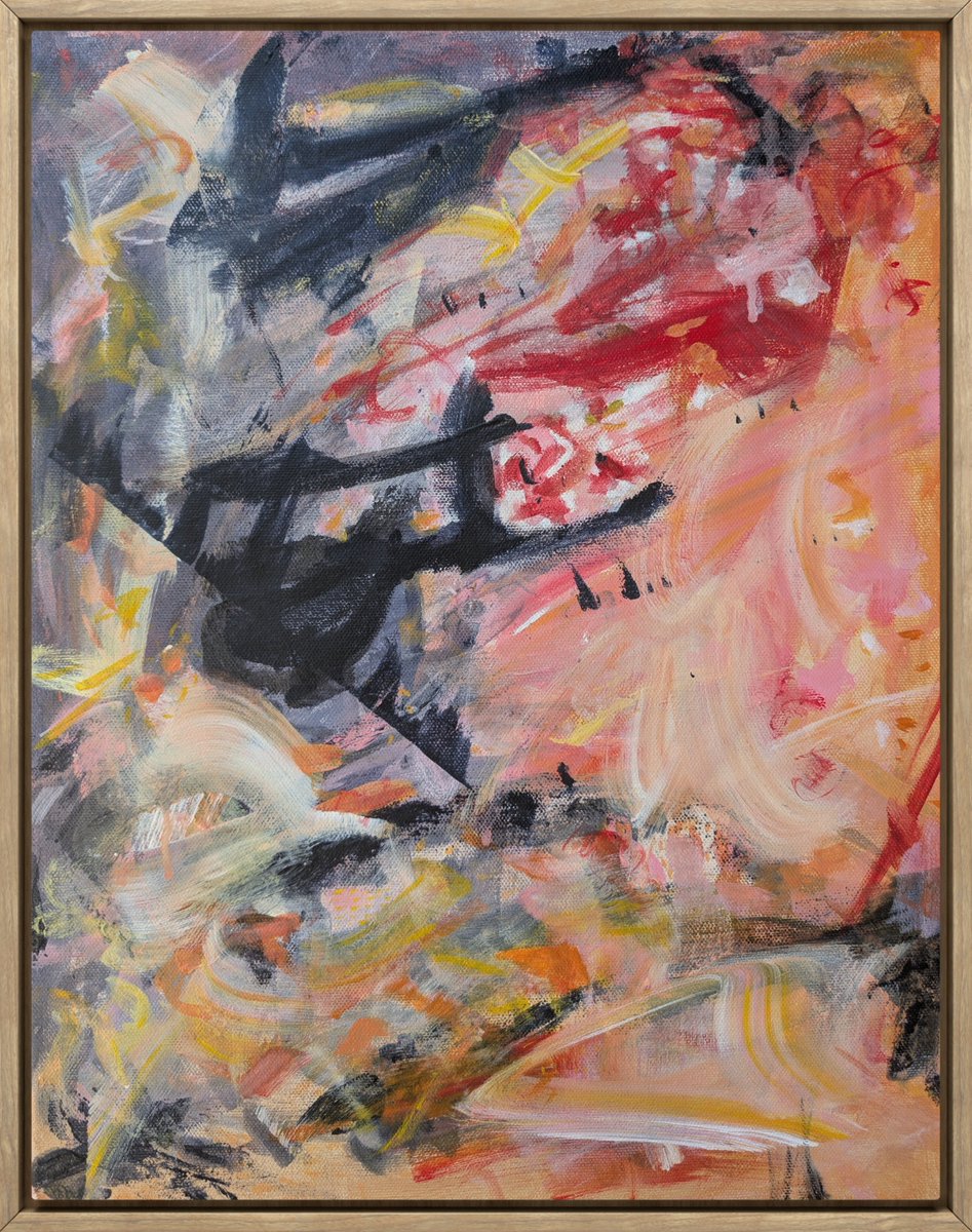 GM 👋

Acrylic/pastel on 16x20 in canvas - Oct. 2025
Dont look down - Physical available