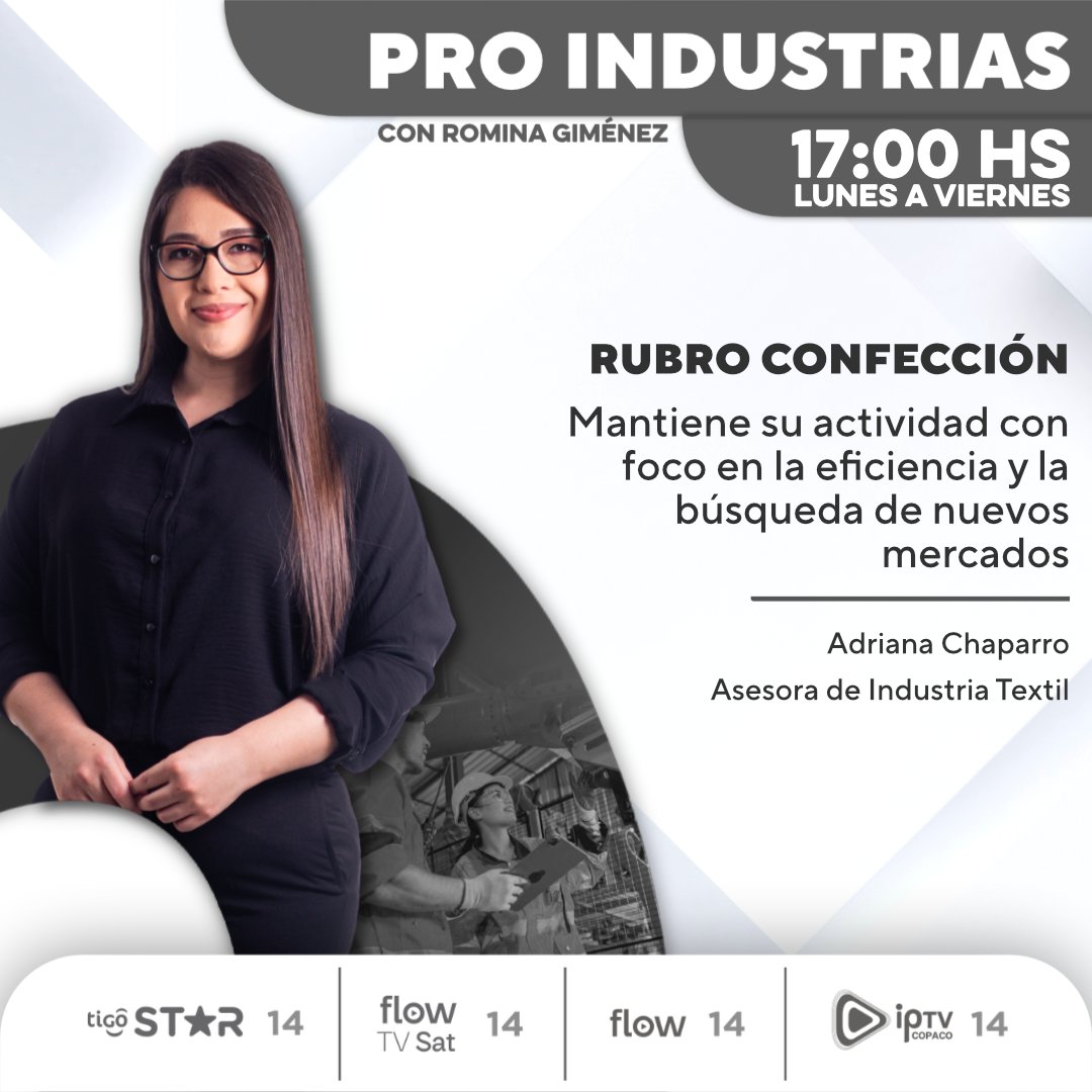 canalpropy's tweet image. 🧵El rubro confección mantiene su actividad con foco en la eficiencia y la búsqueda de nuevos mercados

⚙️En #PROIndustria, @romigimenez te da más información a partir de las 17:00 hs.

Seguinos ⬇️
📺 Canal 14 de Tigo Star
📲 App Megacadena