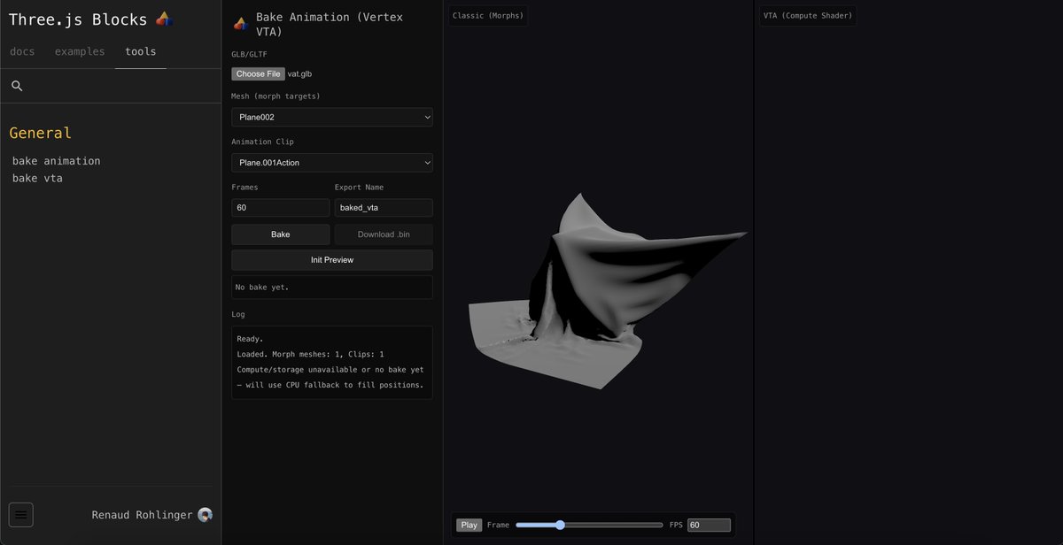 onirenaud's tweet image. The Threejs gods have spoken. 😇
Three.js Plus ➜ Three.js Blocks.
Same mission, better name.🧱✨