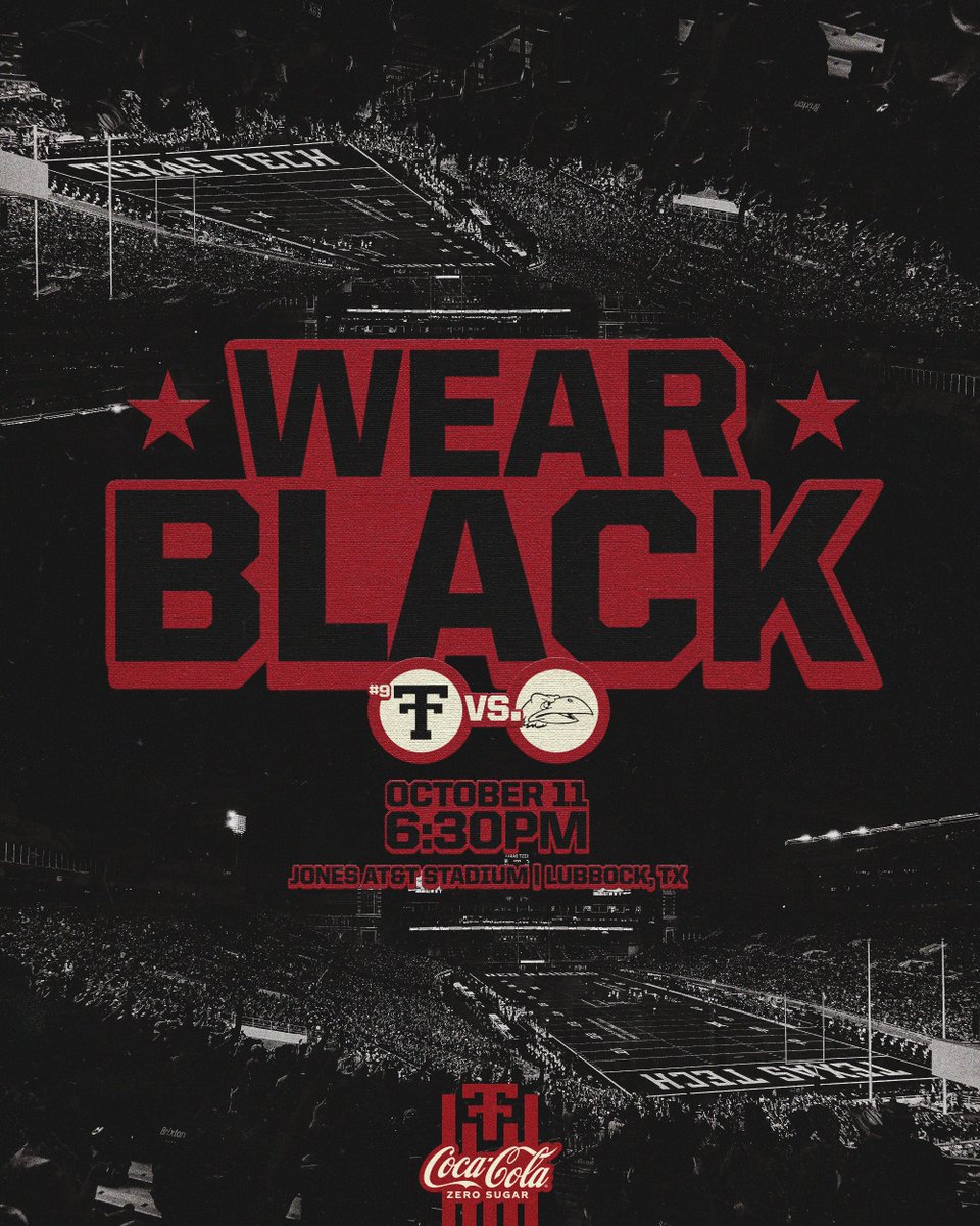 Let's take it to another level tomorrow night.

Be early. Be loud. Wear black.

#WreckEm | <a href="/CocaCola/">Coca-Cola</a>