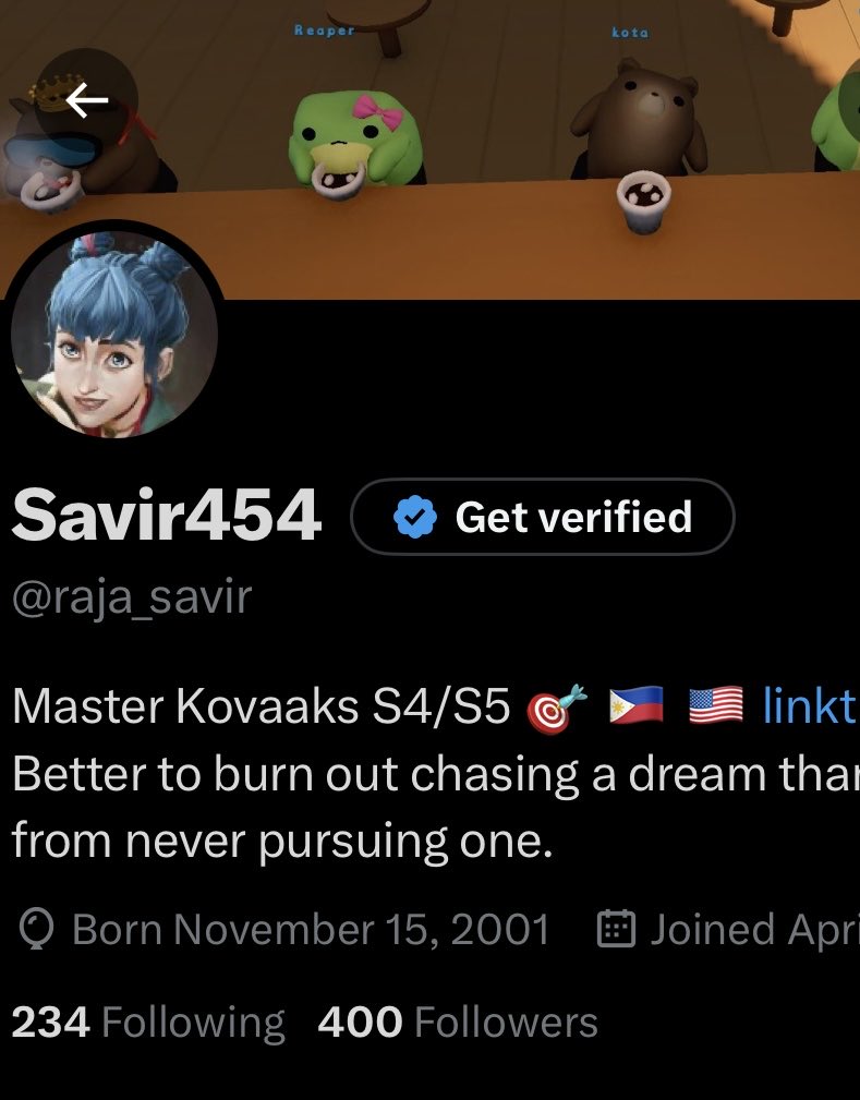 400 followers!! Ty 🫡