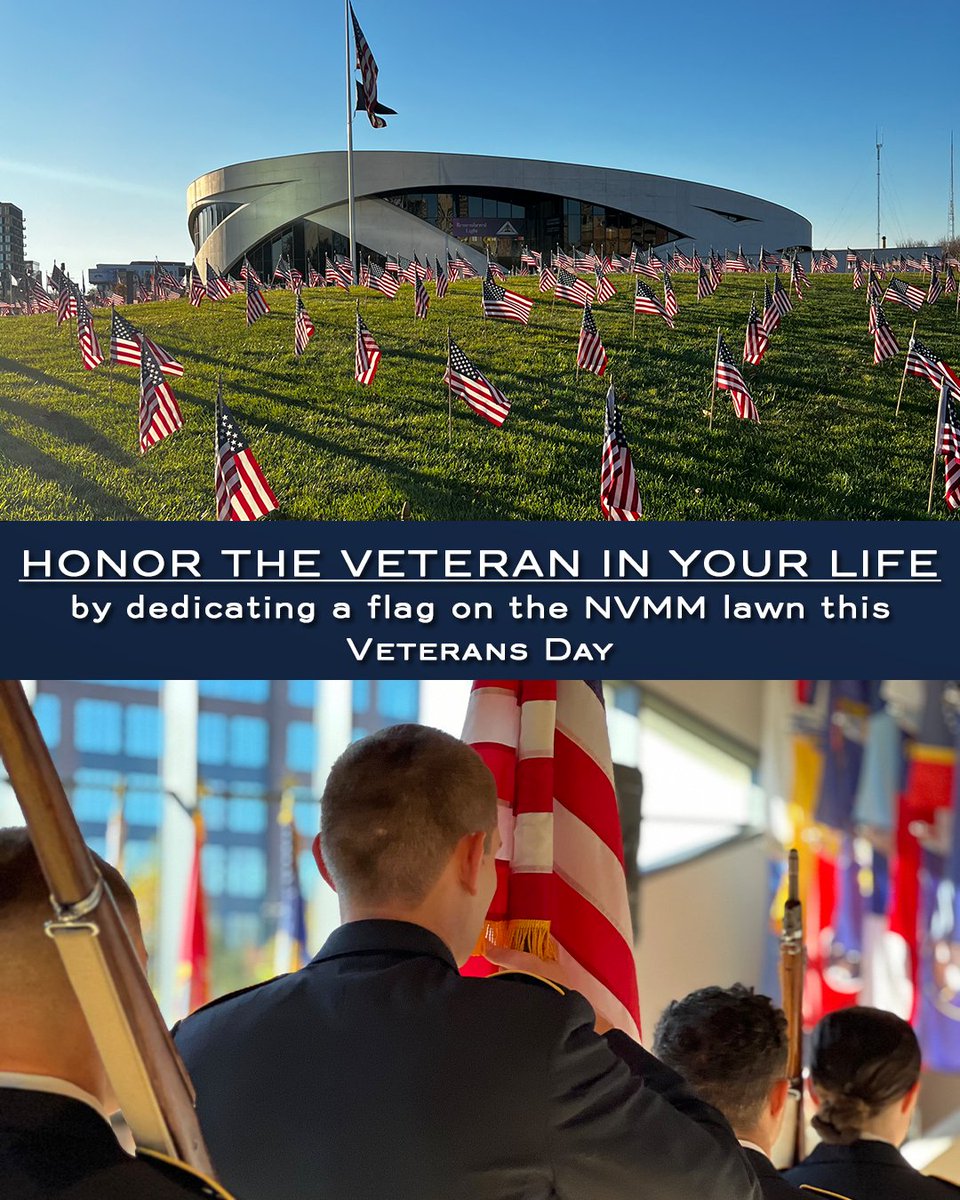This Veterans Day, you can be part of something powerful at the National Veterans Memorial and Museum.

Dedicate your flag here: nationalvmm.org/dedicate-a-vet…

#veteransday #veteransday2025 #columbusoh #cityofcolumbus #experiencecolumbus #nvmm