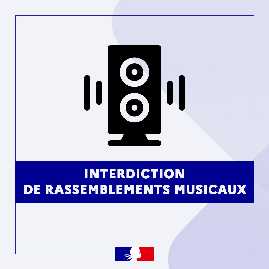 #securite #raveparty

Afin de garantir la sécurité de tous, la préfecture de Maine-et-Loire interdit dans l’ensemble du département, les rassemblements festifs à caractère musical de type #raveparty du vendredi 10 octobre à 18h00 au lundi 13 octobre à 8h00