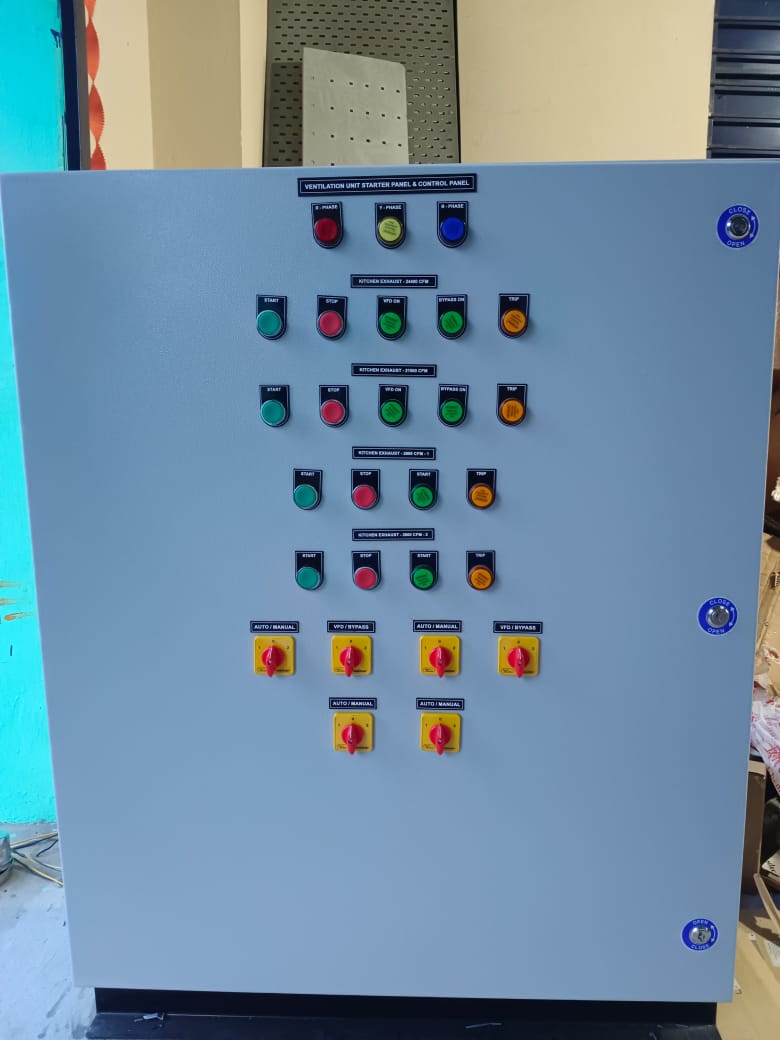 LPC_Automation's tweet image. 🌬️ Air Wash &amp;amp; Ventilation Control Panels ⚙️
Supplying 11 kW &amp;amp; 15 kW starter panels with:
✅ BMS access✅ Control Techniques VFDs✅ DOL-2 starter &amp;amp; ABB breakers
Perfect for AHUs &amp;amp; industrial HVAC systems.💡 Smart, reliable &amp;amp; energy-efficient!
#HVAC #AirWashUnit #VFDPanel #BMS #ABB