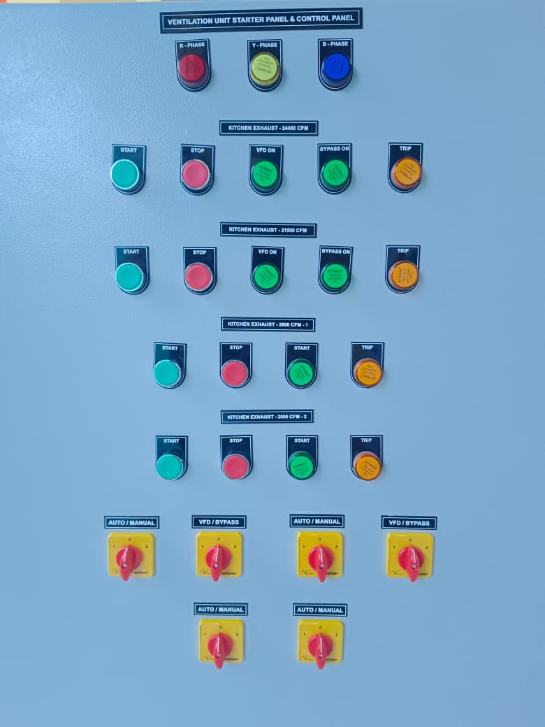LPC_Automation's tweet image. 🌬️ Air Wash &amp;amp; Ventilation Control Panels ⚙️
Supplying 11 kW &amp;amp; 15 kW starter panels with:
✅ BMS access✅ Control Techniques VFDs✅ DOL-2 starter &amp;amp; ABB breakers
Perfect for AHUs &amp;amp; industrial HVAC systems.💡 Smart, reliable &amp;amp; energy-efficient!
#HVAC #AirWashUnit #VFDPanel #BMS #ABB