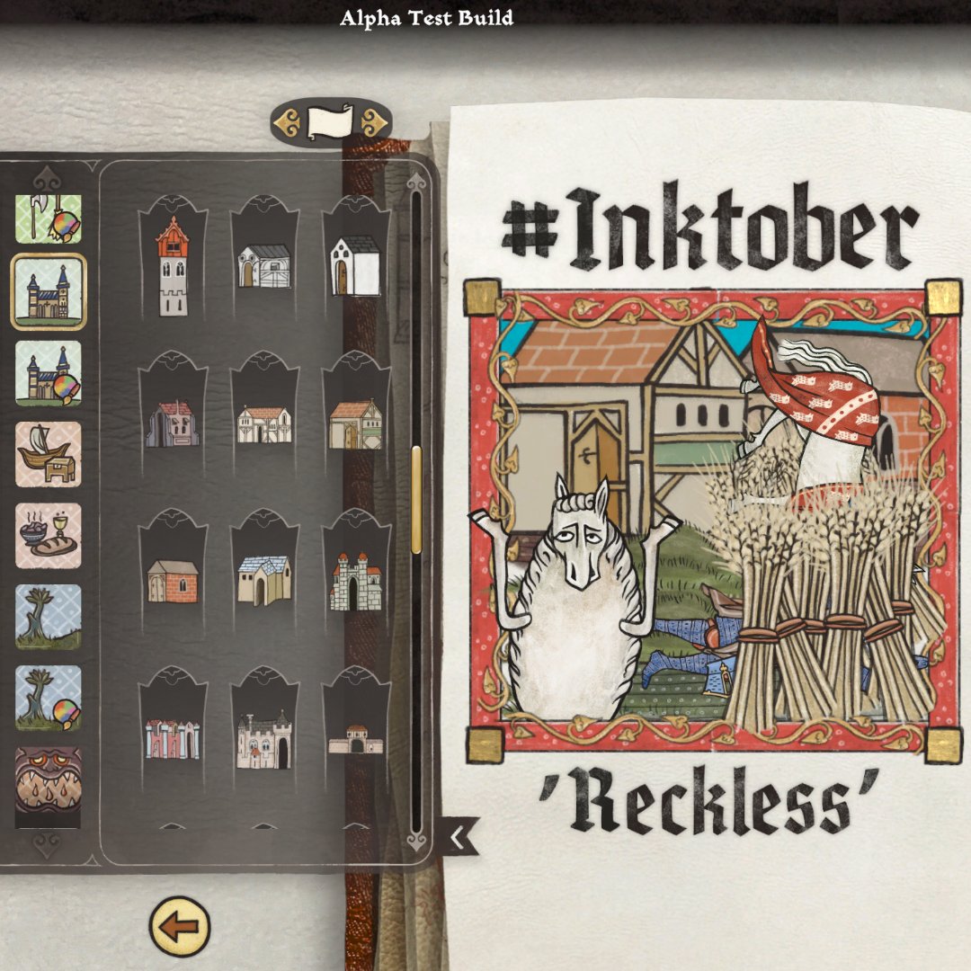 YazaGames's tweet image. #Scriptober continues!   

Every day we’re making a quick creation made in our game Scriptorium!    

Today we’re catching up with prompts: &quot;Pierce,&quot; &quot;Starfish,&quot; &quot;Reckless,&quot; and &quot;Heavy.&quot;

And remember - each #inktober post is your chance to ask questions or chat about the game.