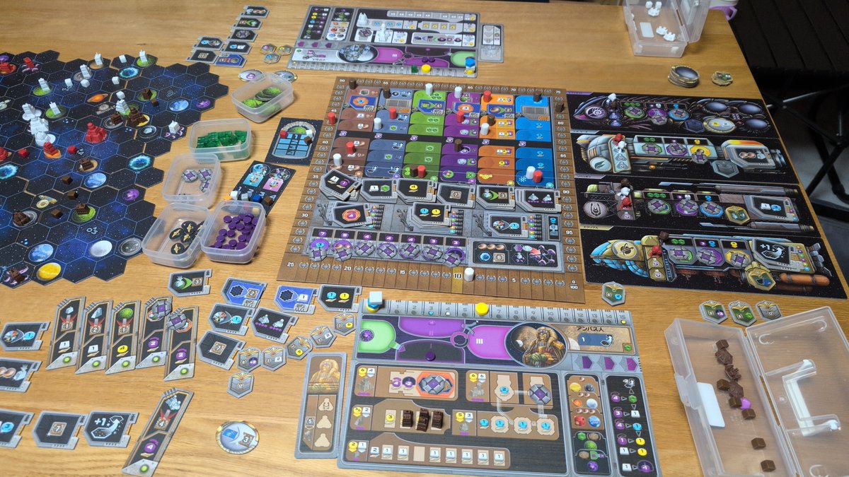 fwtmp's tweet image. Played #GaiaProject on 2025-10-10 with 3 players, winning score: 209 #bgstats