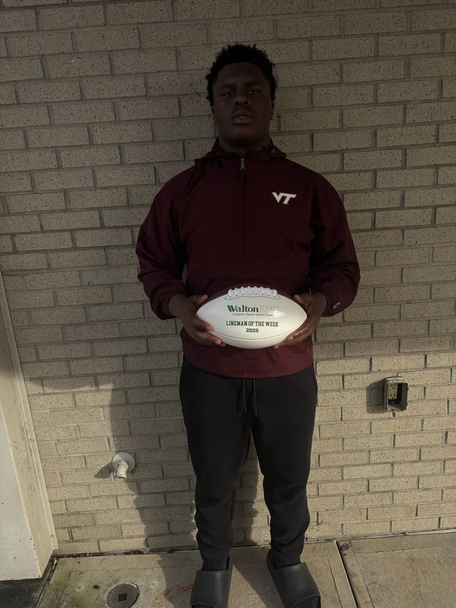 UnitasBaltimore's tweet image. First of all I wanna thank god for this blessing to receive Lineman of the Week!!
Thank you everyone who has been apart of my journey buf job is not finished!!
@CoachRaw_ @BigSkippin_75 @CoachDaniels06 @JuliusTrenches @tswills_ @NighbertChad @CoachLeeIV 
@RecruitNE_GA
