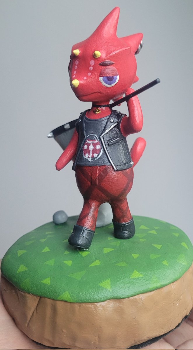 228_228__'s tweet photo. Flick  🦎🦂🕷  (10-09-2025)
♠️Made with polymer clay

#AnimalCrossingNewHorizons 
#animalcrossingfandom 
#AnimalCrossing https://t.co/4FQsPIhrOZ