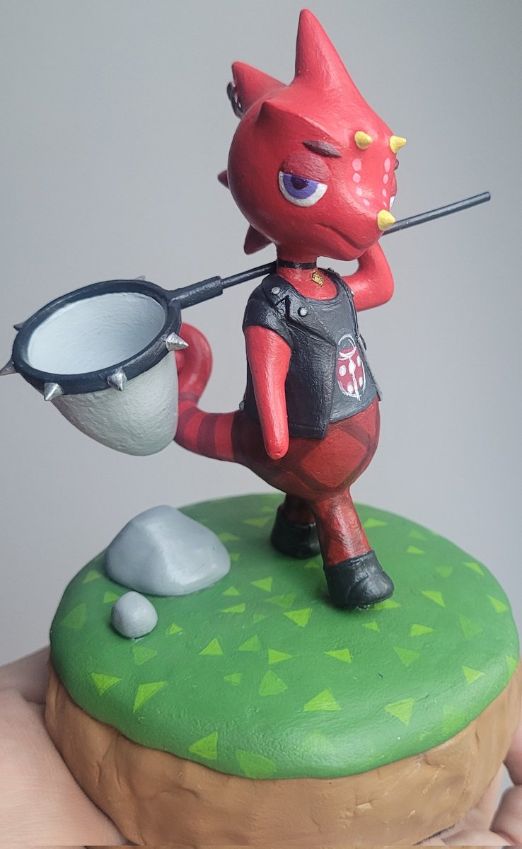 228_228__'s tweet photo. Flick  🦎🦂🕷  (10-09-2025)
♠️Made with polymer clay

#AnimalCrossingNewHorizons 
#animalcrossingfandom 
#AnimalCrossing https://t.co/4FQsPIhrOZ