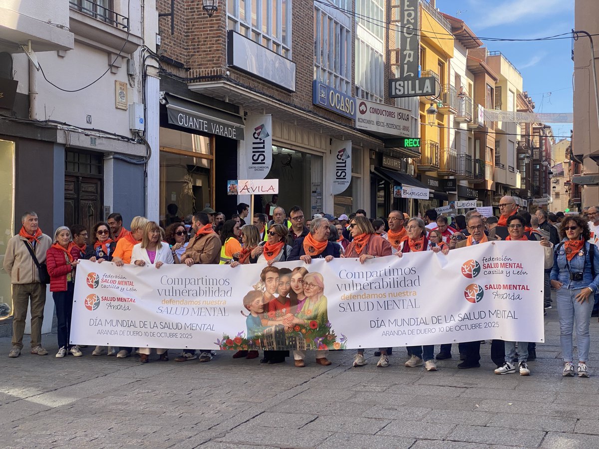 Más de 700 personas se reúnen en Aranda para celebrar el Día Mundial de la Salud Mental 

noticiasaranda.com/2025/10/10/mas…