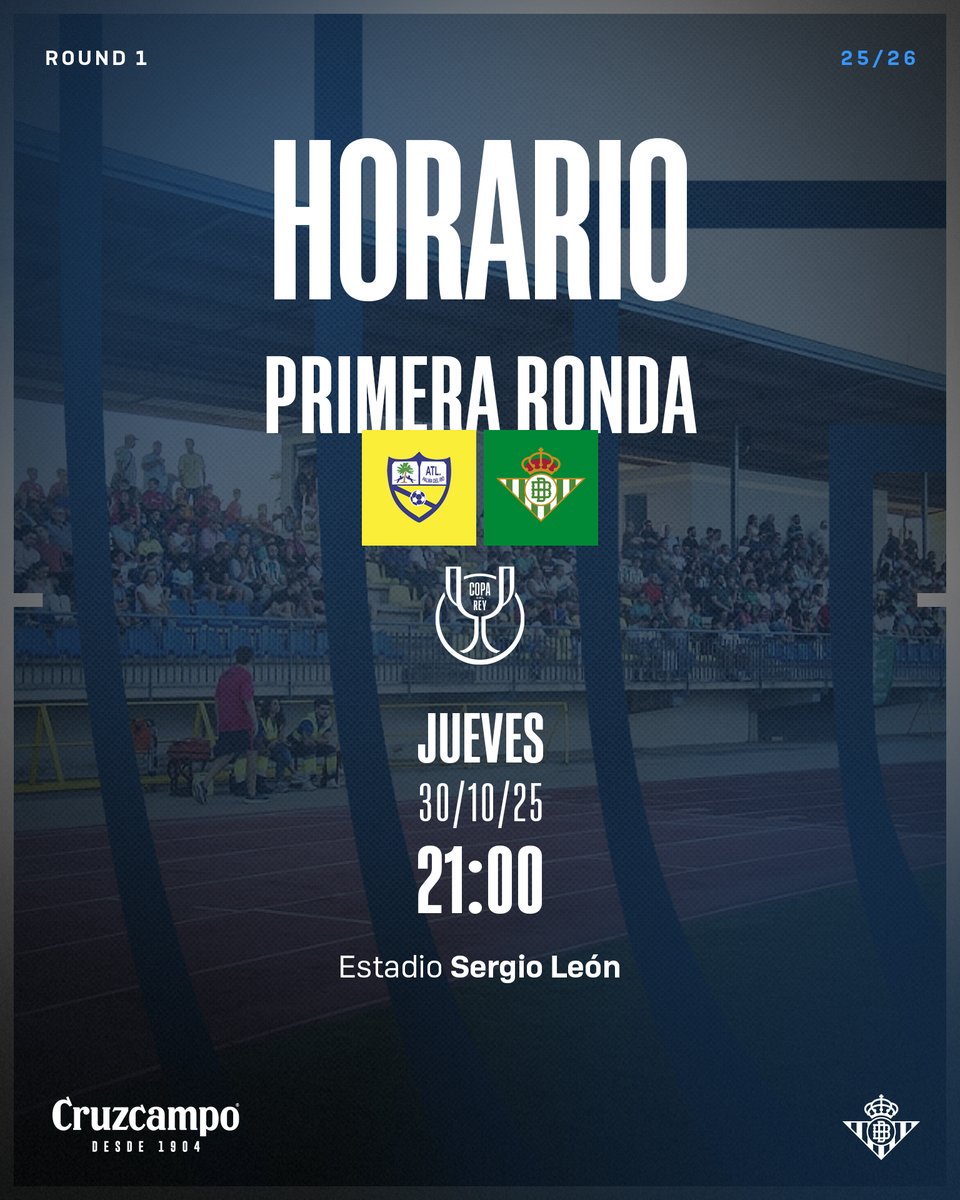 📅🏆☑️

¡Horario confirmado para el duelo copero ante el <a href="/AtcoPalmadelRio/">Atl. Palma del Río CF</a>!