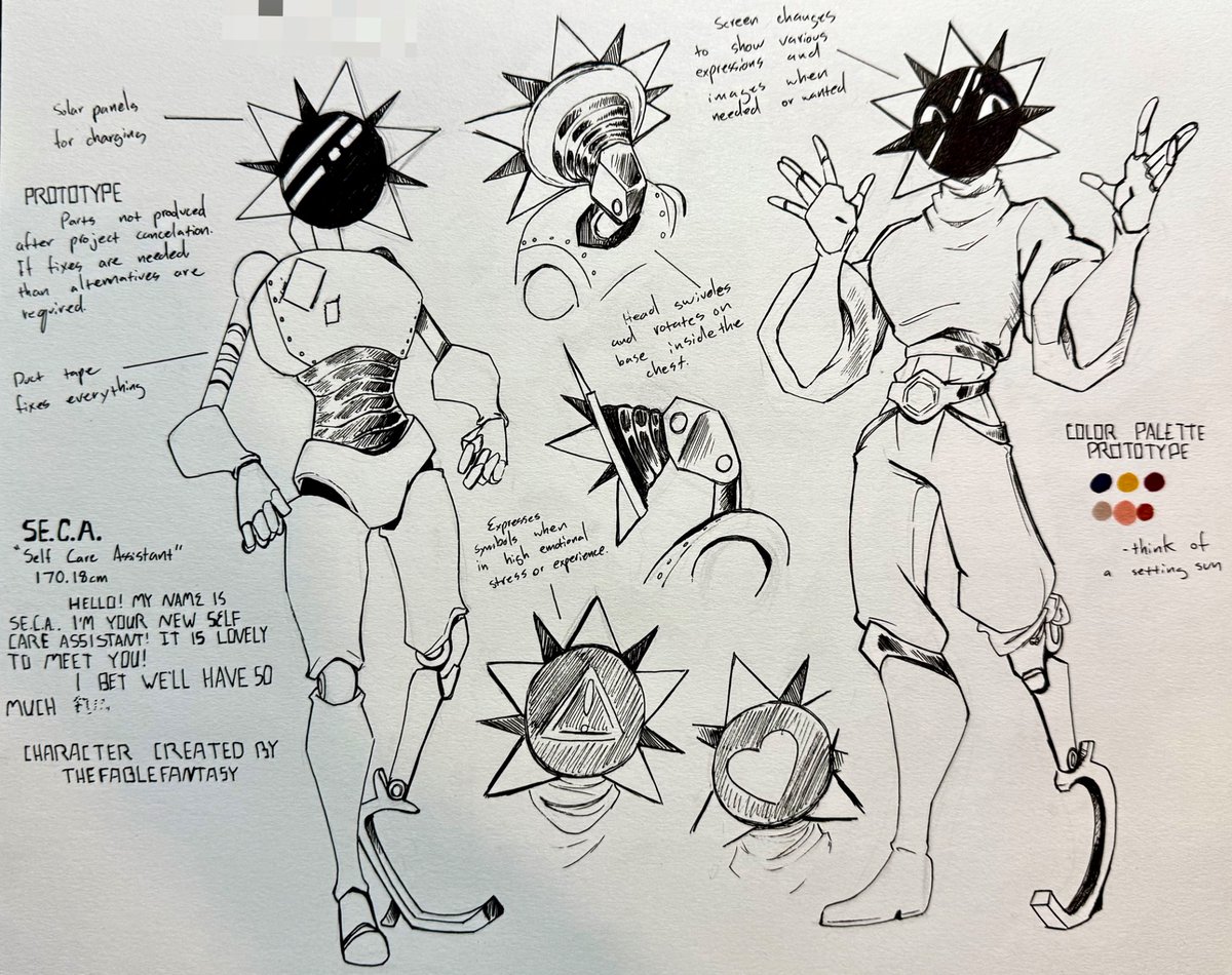 Quasar and SECA, finally got two refs finished for characters that has been a little overdo.

#originalcharacter